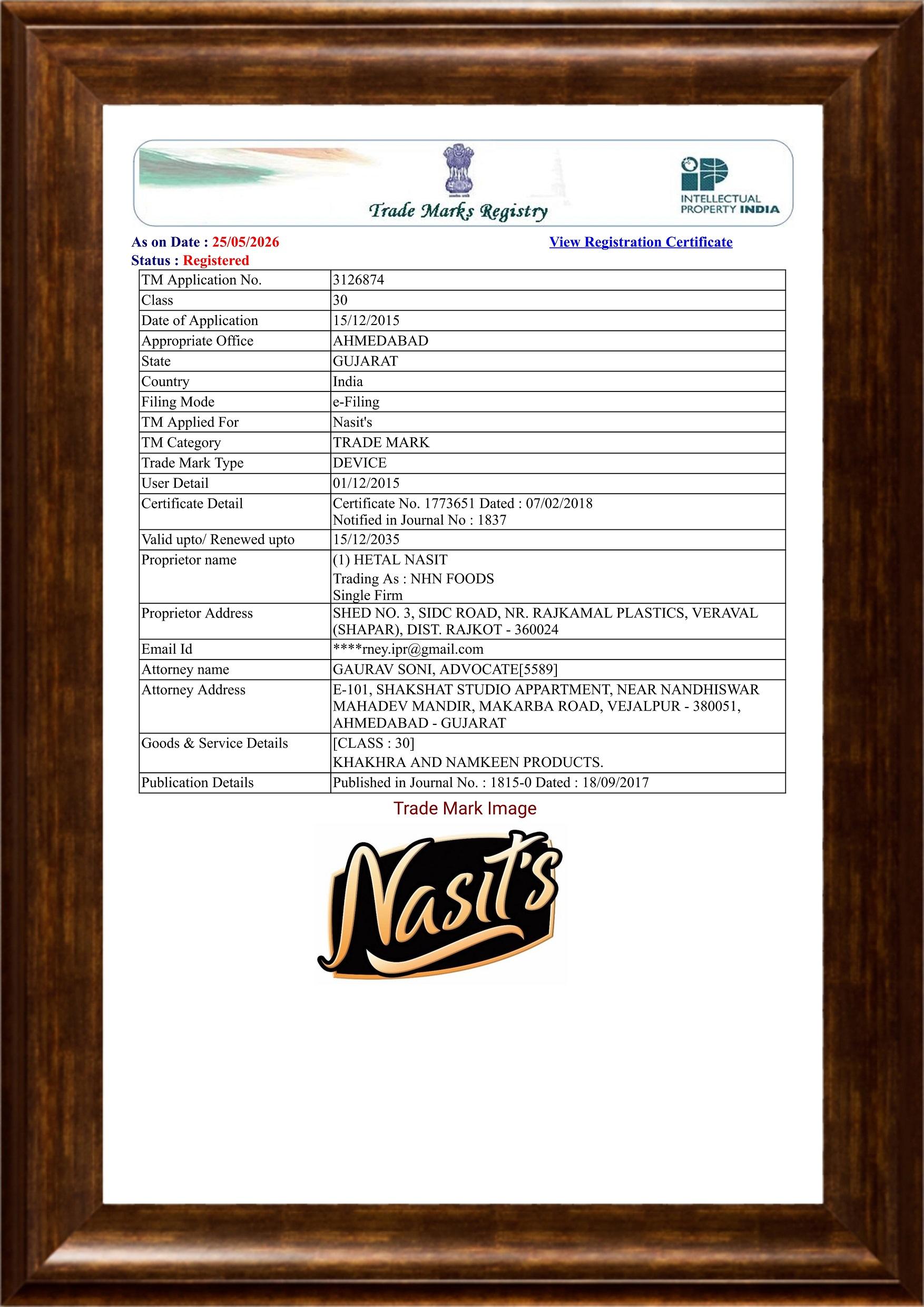 Brand Certificate 02