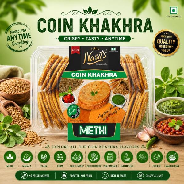 Methi Coin Khakhra